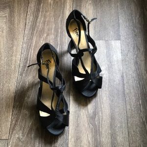 Black high heels
